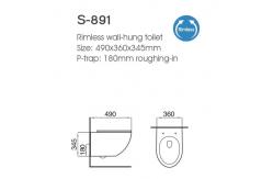 China White Floral Pattern Sanitary Ware Ceramic Wc Toilet Wall Hung supplier