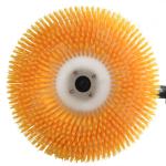 Solar Panel Cleaning Machine with Extension Pole and Yellow Nylon Single Disc Brush Head for sale