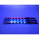USB Rechargeable Waterproof Lighted Dog Collars Super Bright For Night Visibility Safety