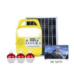 Powered Rechargeable Solar Flash Light Kits Outdoor Portable Station SER-815A for sale