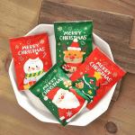 Glossy Heat Seal Packaging Bags Back Side Seal Bag For Christmas Gift for sale