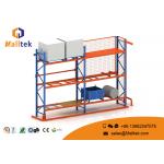 Yellow Blue Warehouse Storage Racks Metal Adjustable Layer Height 2400*800*3500 Mm for sale