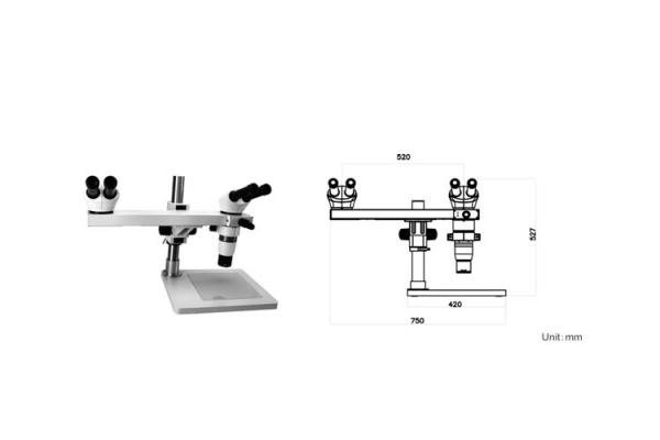 Educational Zoom Stereo Microscope With Built-in Indicator System