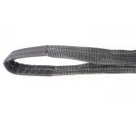100% Polyester Woven Lifting Belt Webbing Sling Grey Color CE Certification for sale