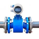 Reliable Industrial Electromagnetic Water Flow Meter Input Voltage 110v/220v for sale