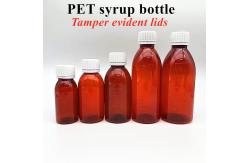 China 100ml 120ml 150ml Plastic Syrup Container With Measuring Cup supplier