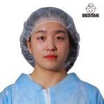 White Polypropylene Disposable Hair Bouffant Caps For Hospital for sale