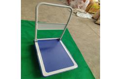 China Thickened Folding Platform Cart Functional Net Enclosure Rolling Flatbed Cart supplier