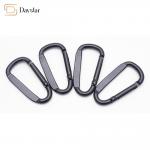 Hiking Accessories Heavy Duty Carabiner Spring Snap Hook , Keychain D Shape Buckle for sale