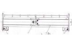 China 20T Double Girde Pendent line control Overhead Crane warehouse supplier