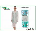 PP/SMS/MP/Tyvek Nonwoven Disposable Lab Coats With Zip For Workers for sale