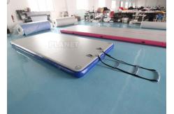 China DWF Inflatable Water Games Floating Sea Boat Docks With Ladder supplier