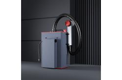 China Portable Backpack Pulse Laser Cleaning Machine 200W Rust Paint Oil Oxide Removal supplier