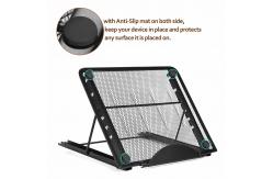 China Custom Logo Portable Laptop Stand Foldable Height Adjustable 24cm supplier