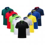 Anti Wrinkle Polo Golf T Shirt Plain Polo T Shirts Compressed Uni Sex Daily Wearing for sale