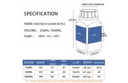 China Mouthwash Recycled 16 Oz 1l Hdpe Bottle Eco Friendly Rectangle Square supplier