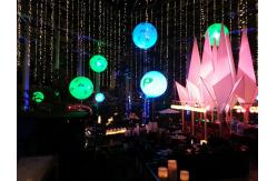 China Dimmable Inflatable Moon Balloon Light 640W High Illumination Events Lighting supplier