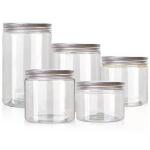 1000ml Plastic Screw Cap Jars 89mm 100mm 65mm Plastic Spice Bottles