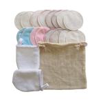 Organic Bamboo Reusable Makeup Remover Pads For Lady / Girl / Mum Breathable for sale