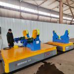 8 T Battery Powered Transfer Cart Platform Container Handling Rail Wagon