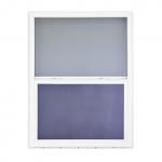UPVC Single Hung Window All-body Profiles And Windproof Function With Customizable Aesthetic Design for sale