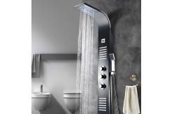 China Hotel ODM 304SUS Shower Panel Faucets With Led Light supplier