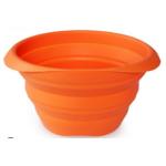 850/1590/3500ml Salad Microwave Silicone Bowl Collapsible Travel Bowl for sale