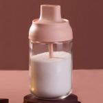 Transparent Glass Condiment Containers Seasoning Kitchen Spice Jars for sale
