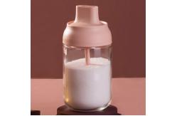 China Transparent Glass Condiment Containers Seasoning Kitchen Spice Jars supplier