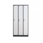 Steel Locker Room Hotel Commercial Furniture 3 Doors Gym Storage Locker for sale