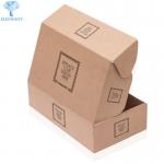 Hot Selling Price Recyclable Low Custom Brand Logo Printed Folding Kraft Shoe Corrugated Shipping Boxes for sale
