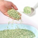 Eco Friendly Green Tea Tofu Cat Litter Low Tracking for sale
