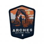 Natural Serials Park Design Custom Woven Patches Iron On/Sew On For Clothing / Bags for sale
