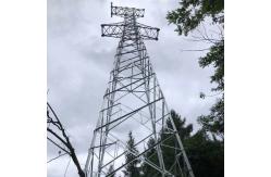China ASTM123 Galvanized 110KV Power Distribution Steel Lattice Tower supplier