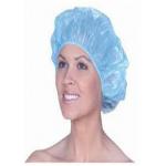 Plastic Clear Disposable Shower Caps With Elastic Edge Hotel / Home Use for sale