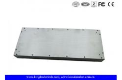 China Dust Proof Waterproof Industrial Computer Keyboard With Stainless Steel Trackball supplier