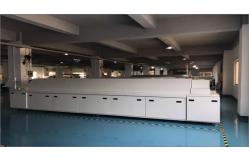 China 10 Zones SMT Reflow Soldering Machine , PCB SMD Reflow Oven Hot Air Convection supplier