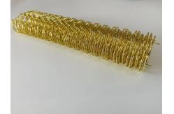 China A4 Notebook 5/8 Inch Wire Coil Binding Electroplating Glossy Nylon Coated supplier