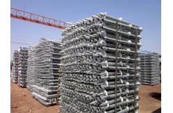 China Double Leaf Pre Embedded Helical Ground Anchors Length 1600mm Galvanised Screw Piles supplier
