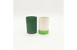 China Custom 2oz Oval Deodorant Stick Container White Cardboard Push Up Paper Tube supplier