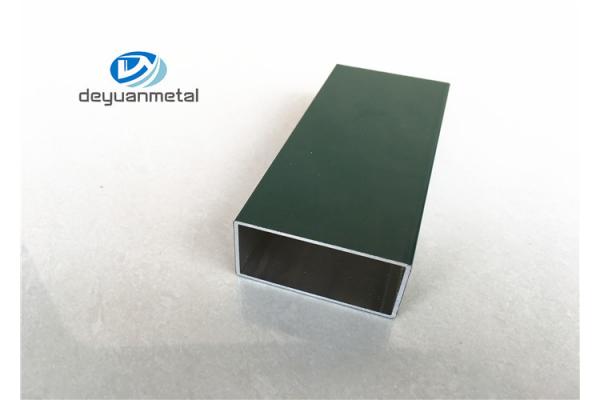 6063-T5 Sliding Aluminium Window Profiles Blue Grey Precision Cutting