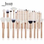 Jessup T400 Pro Makeup Brushes Set 30pcs Rose Gold Color for sale