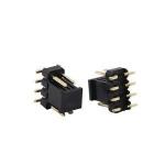 2.54mm Pitch Male PCB Pin Header Connectors Double Row SMD With Cap for sale