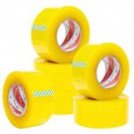 Low Noise Adhesive BOPP Packing Tape Jumbo Roll 0.05mm Thickness for sale