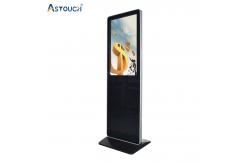 China 55 Inch Floor Standing Digital Signage Display Android With Capacitive Touch Screen supplier