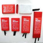 Silicone Coating EN 1869 Fire Blanket Flame Retardant Fire Suppression Blanket OEM for sale