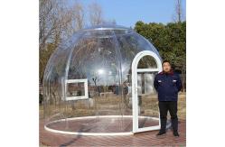 China PC Polycarbonate Garden Bubble Tent Diameter 3.5m Large Dome Tent supplier