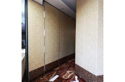 China Manual Aluminum Sliding Soundproof Partition Walls / Movable Wall Panels supplier