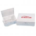White 25 Person First Aid Kit Metal Boxes Large Cabinet Empty Wall Mounted for sale
