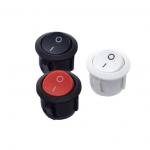 20MM ON-OFF Round Rocker Toggle 6A/250VAC 10A 125VAC Plastic Push Button Switch KCD1-105 for sale